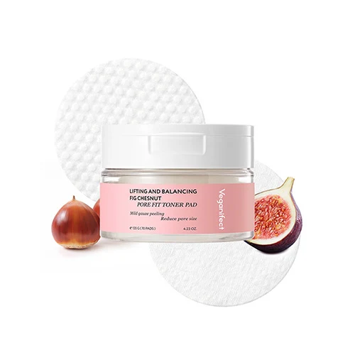 Discos faciais · Lifting And Balancing Fig Chestnut Pore Fit Toner Pad (70ea)