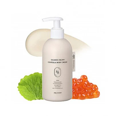 Salmon Fruity Centella Body Cream 300g