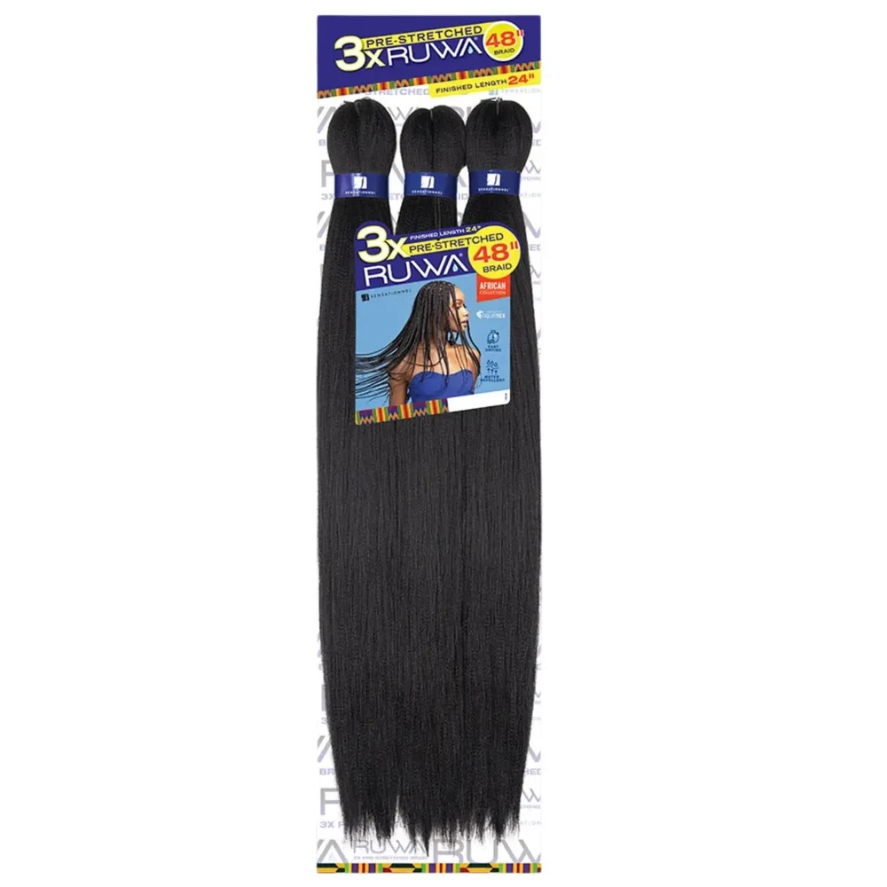 Cuidado capilar · Sensationnel Pre-Stretched 24" Braiding Hair 1B/30/27