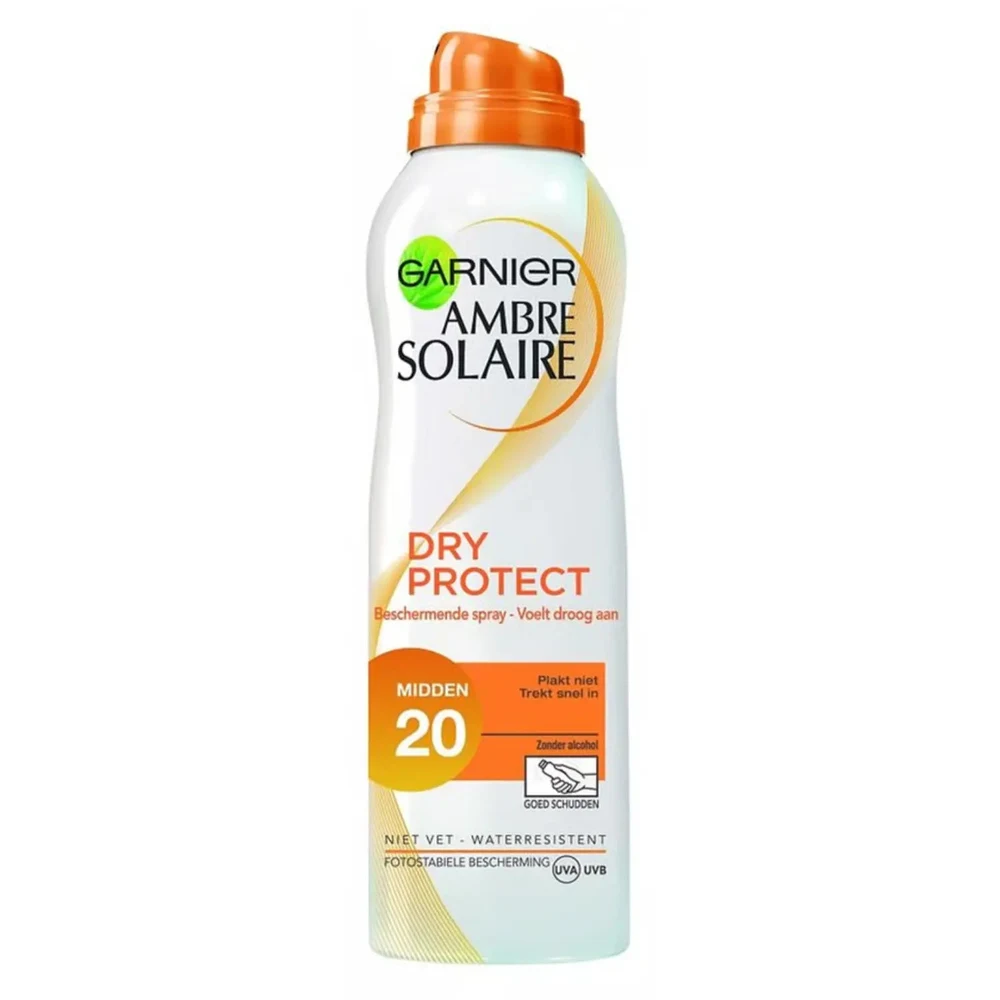 Protetor solar · Sunscreen Dry Protect SPF 20 200 ml.