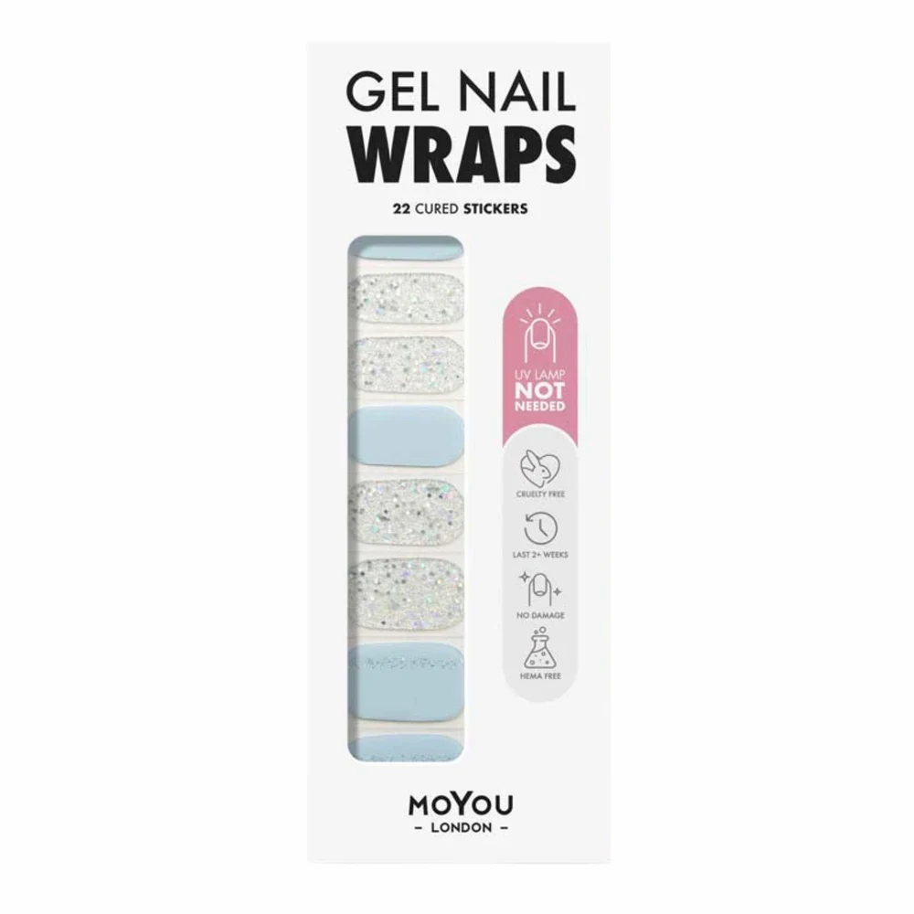 Non-UV Gel Wraps Icy Luxe
